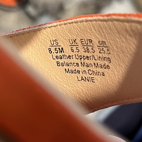27 EDIT Orange Suede Lanie Heels Size 8.5  New Without Box - Picture 13 of 13